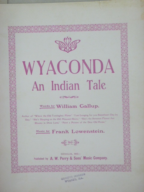 Wyaconda (An Indian Tale)