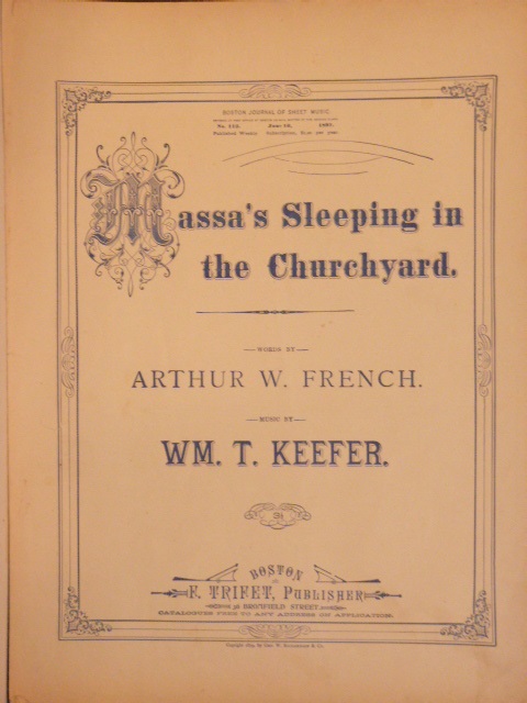 Massa's Sleeping In The Churchyard