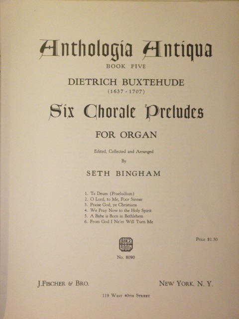 Six Chorale Preludes