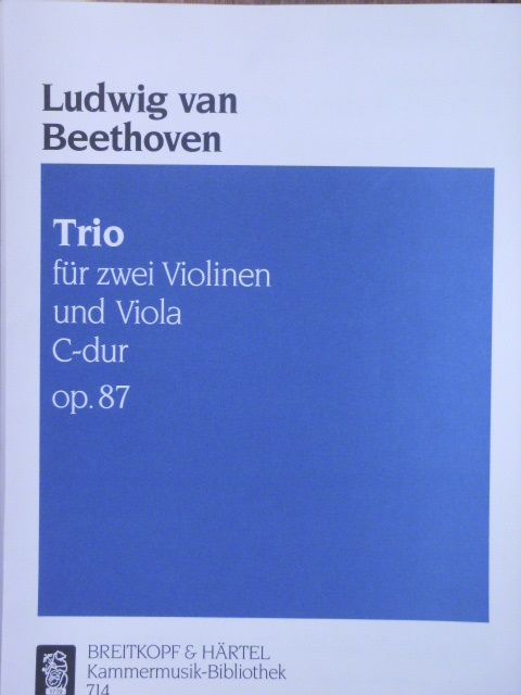 Trio in C major Op. 87