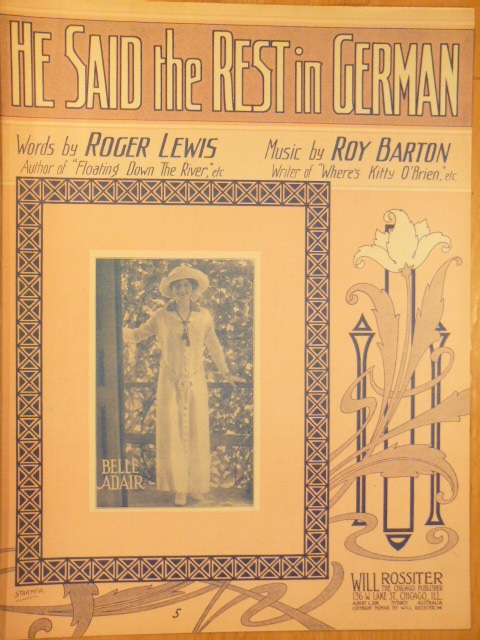 He Said the Rest in German