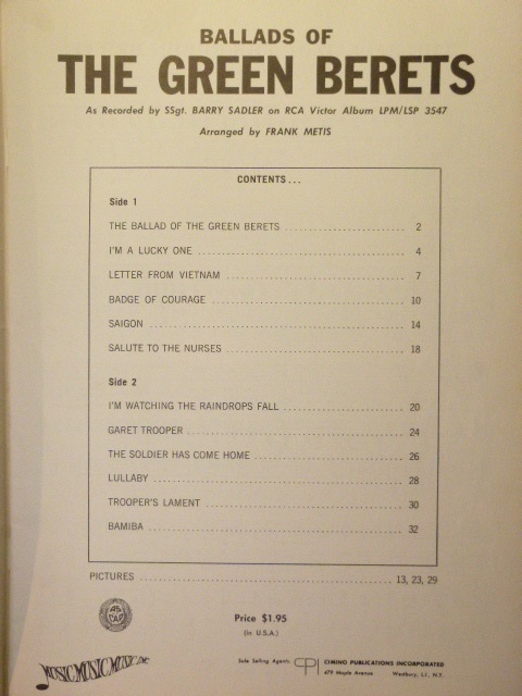 ALBUM: Ballads of the Green Berets