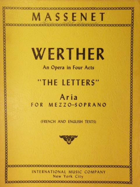 The Letters (from 'Werther')