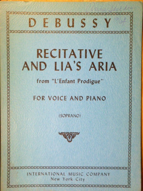 Recitative and Lia's Aria (from L'Enfant Prodigue)