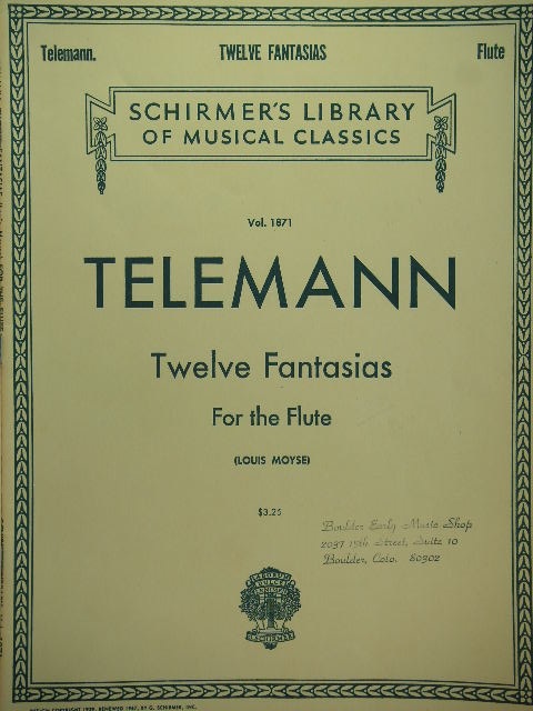 Twelve Fantasias for the Flute