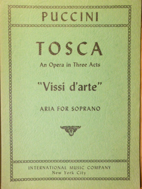 Vissi d'arte (from Tosca)
