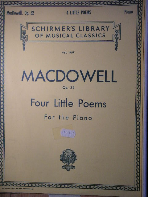 Four Little Poems Op. 32
