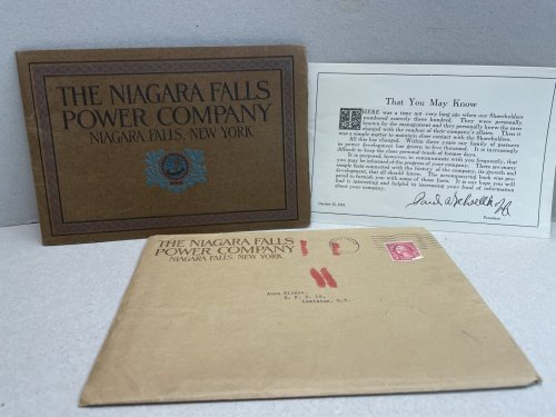 THE NIAGARA FALLS POWER COMPANY : Niagara Falls , New York