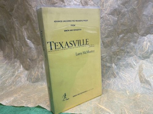 TEXASVILLE ( Advance Uncorrected Reader's Proof )