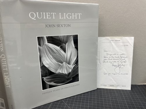 QUIET LIGHT : Fifteen Years of Photographs ( signed )