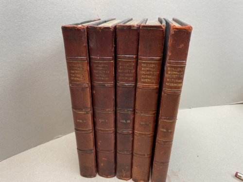 BULLETIN OF THE BUFFALO SOCIETY OF NATURAL SCIENCES : 5 Vol.