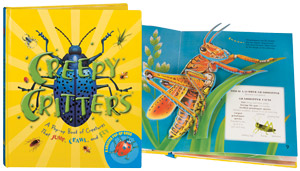 CREEPY CRITTERS : A Pop-Up Book of Creatures That Jump , Crawl , and Fly