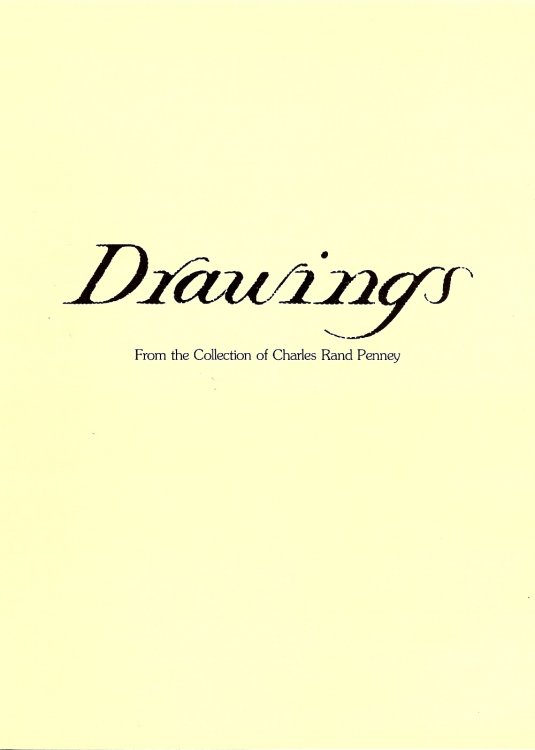 DRAWINGS : From The Collection of Charles Rand Penney