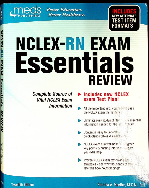 NCLEX-RN Exam Essentials Review 12th edition by Patricia A Hoefler (2006) Paperback