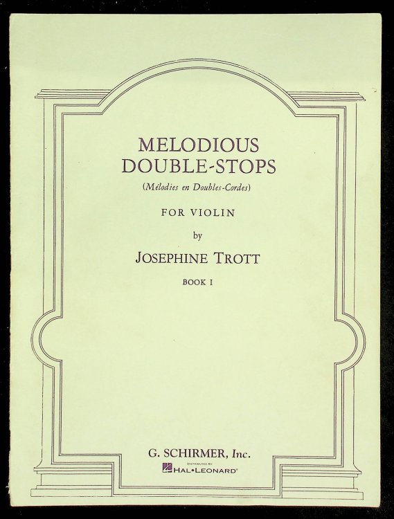 Melodious Double-Stops for Violin - Book 1