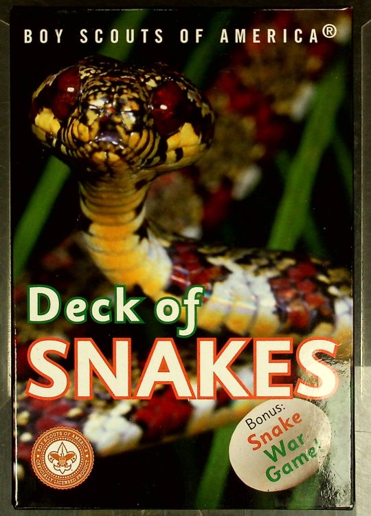 Boy Scouts of America's Deck of Snakes