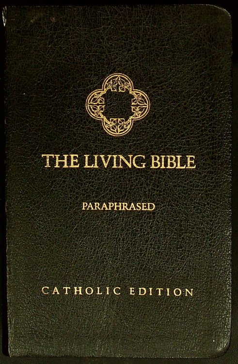 The Catholic Living Bible/Deluxe Imitation Leather (Catholic Personal Gift Edition, Black Imitation Leather)