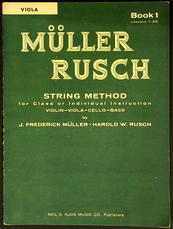 51VA - Muller Rusch String Method - Book 1 - Viola