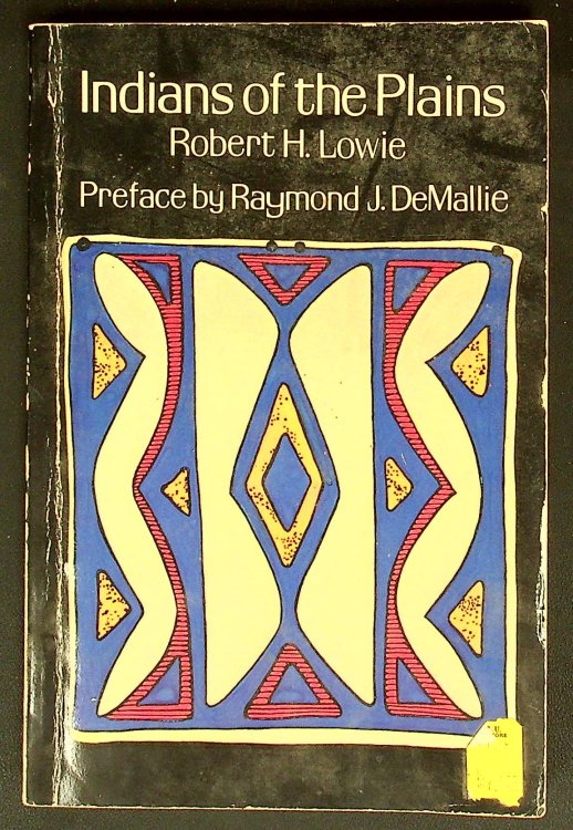 Indians of the Plains by Lowie, Robert H.(June 1, 1982) Paperback