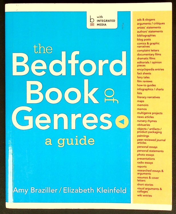 The Bedford Book of Genres: A Guide