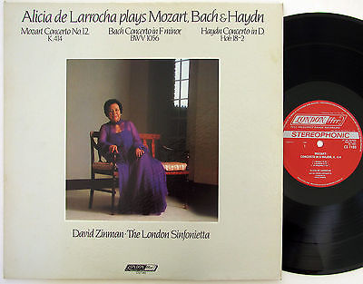 Alicia De Larrocha Plays Mozart, Bach and Haydn (Vinyl)