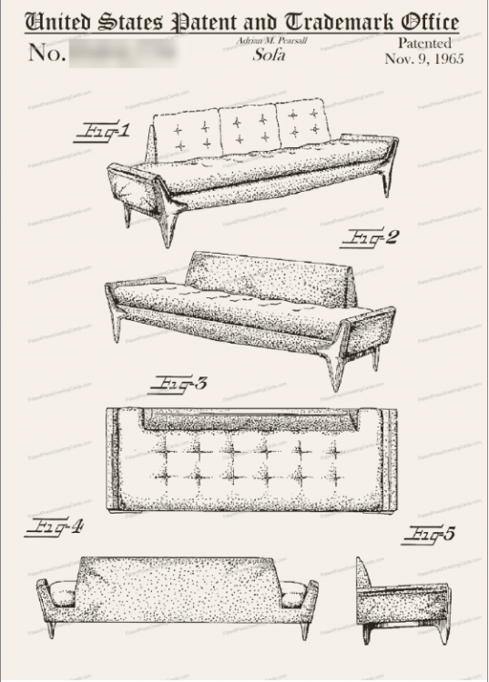 Sofa: Greeting Card