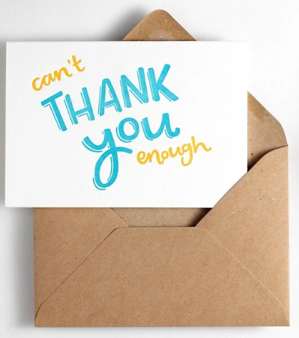 Can't Thank You Enough: Greeting Card