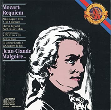 Mozart: Requiem K 628, Church Sonatas K278 K336 K329 / La Grande Ecurie et La Chambre du Roy / Jean-Claude Malgoire