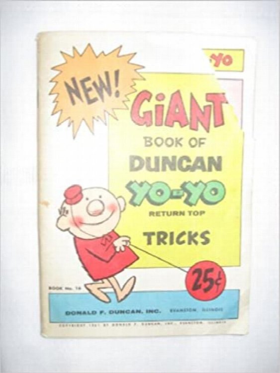 New! Giant Book of Duncan Yo-Yo Return Top Tricks (Book No. 16)