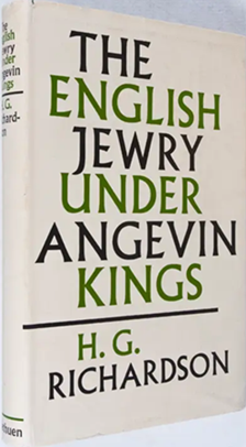 The English Jewry Under Angevin Kings
