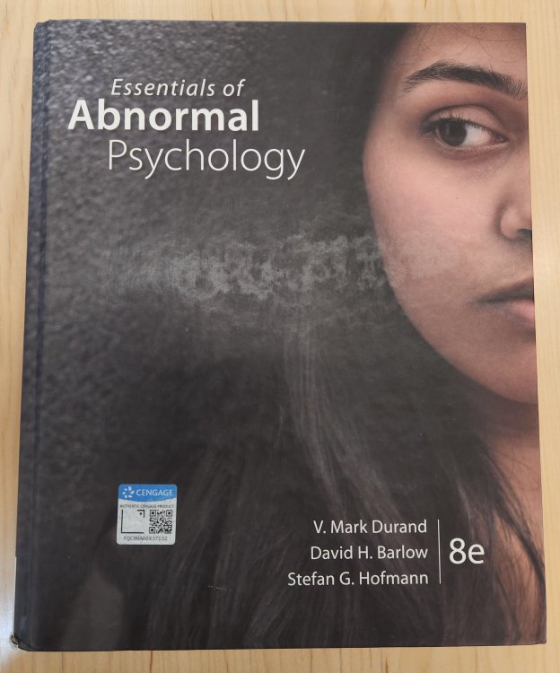 Essentials of Abnormal Psychology
