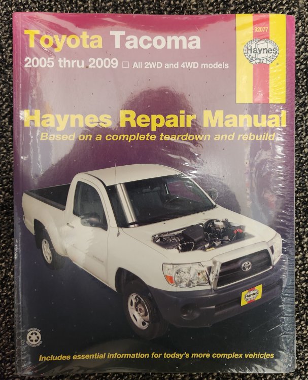 Toyota Tacoma 2005 Thru 2011: All 2WD and 4WD Models Haynes Repair Manual