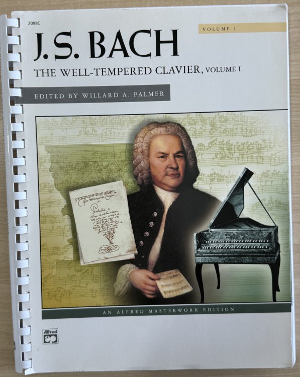 Bach -- The Well-Tempered Clavier, Vol 1: Comb Bound Book (Alfred Masterwork Edition)