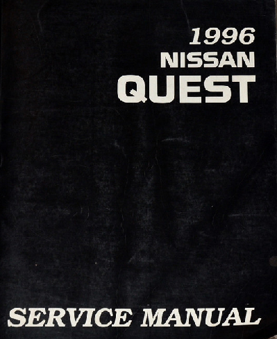 1996 Nissan Quest Service Manual