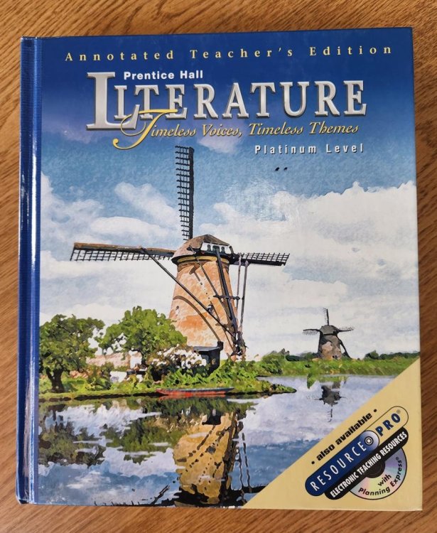 Literature: Timeless Voices, Timeless Themes, Platinum Level- annotated teachers edition