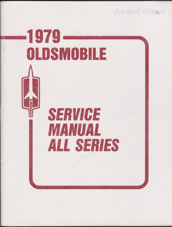 1979 OLDSMOBILE CHASSIS SERVICE MANUAL