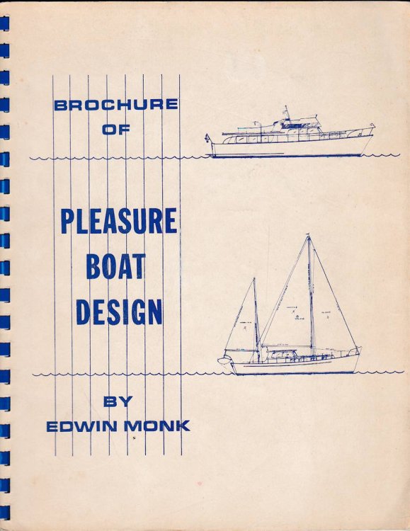 BROCHURE OF PLEASURE BOAT DESIGN