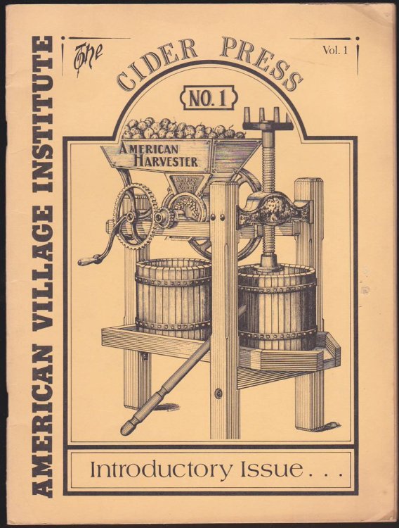 THE CIDER PRESS. VOL. 1, NO. 1