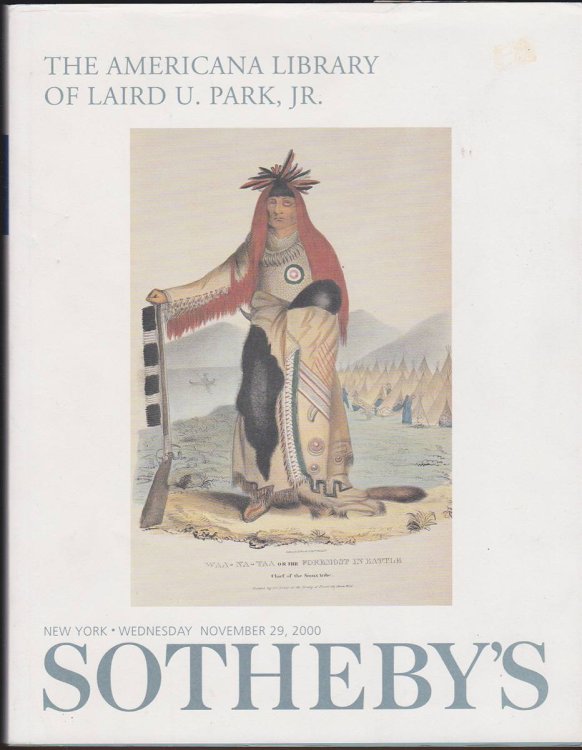 THE AMERICANA LIBRARY OF LAIRD U. PARK, JR. (CATALOGUE)