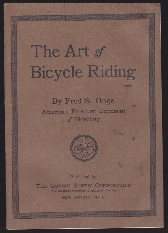 THE ART OF BICYCLE RIDING
