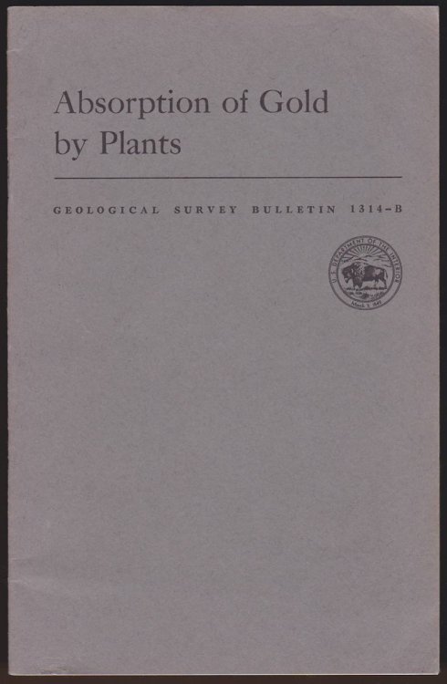 ABSORPTION OF GOLD BY PLANTS