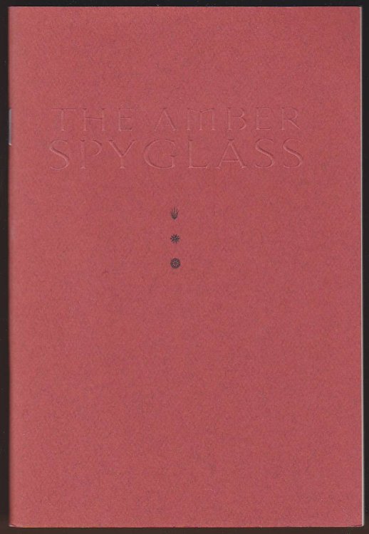 THE AMBER SPYGLASS (EXCERPT) HIS DARK MATERIALS BOOK III