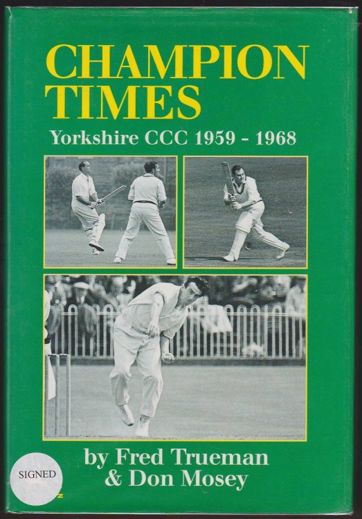 CHAMPION TIMES Yorkshire CCC, 1959-68