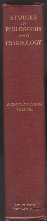 STUDIES IN PHILOSOPHY AND PSYCHOLOGY (A COMMEMORATIVE VOLUME)