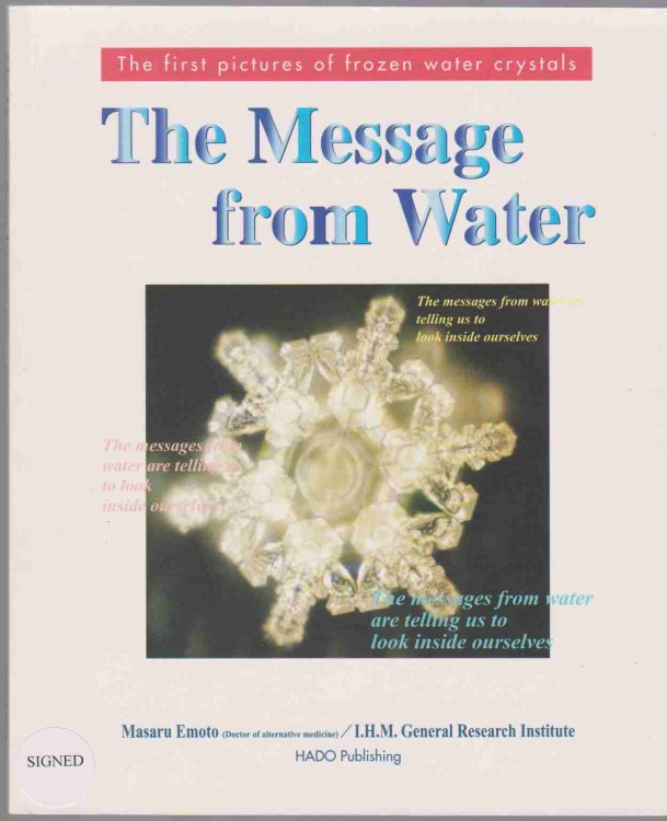 THE MESSAGE FROM WATER