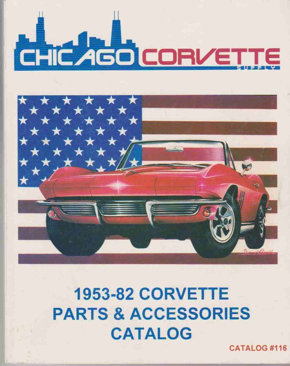1953-82 CORVETTE PARTS & ACCESSORIES CATALOG #116