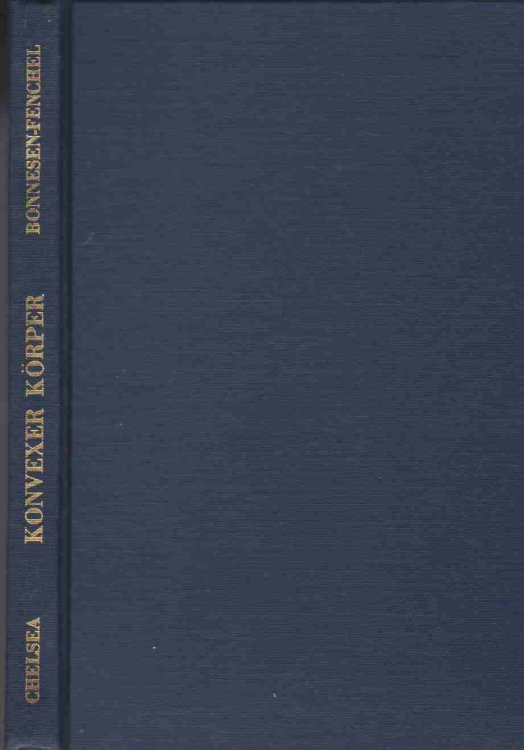 THEORIE DER KONVEXEN KORPER (GERMAN EDITION)