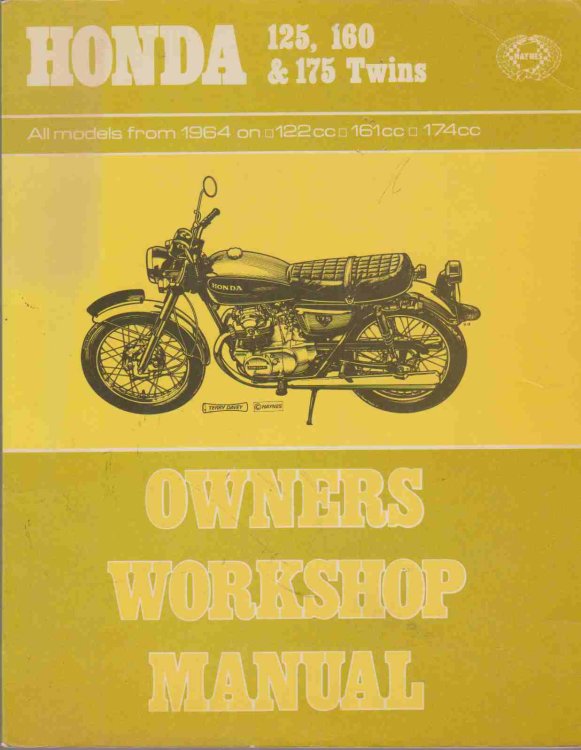 HONDA 125, 160 & 175 TWINS OWNERS WORKSHOP MANUAL