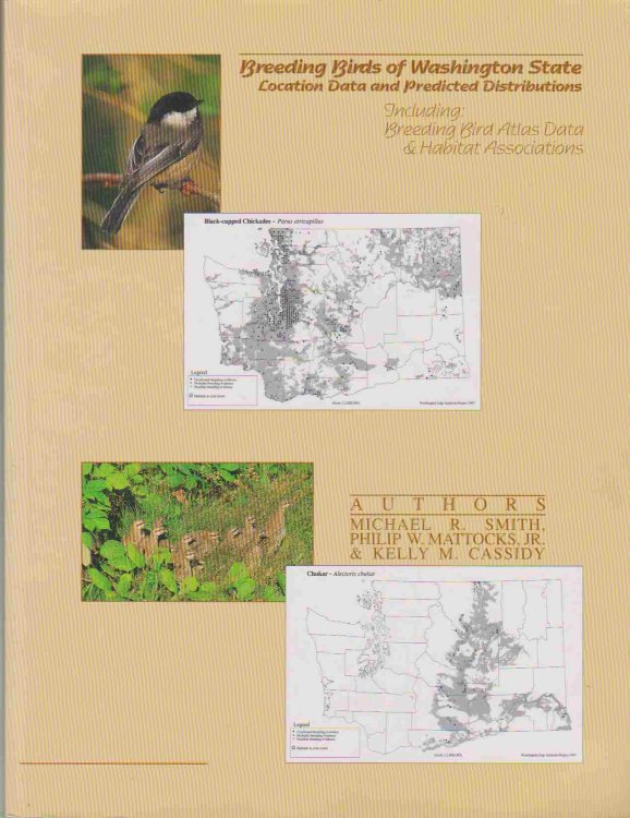 BREEDING BIRDS OF WASHINGTON STATE LOCATION DATA AND PREDICTED DISTRIBUTIONS