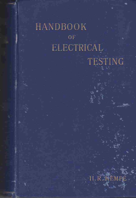 A HANDBOOK OF ELECTRICAL TESTING